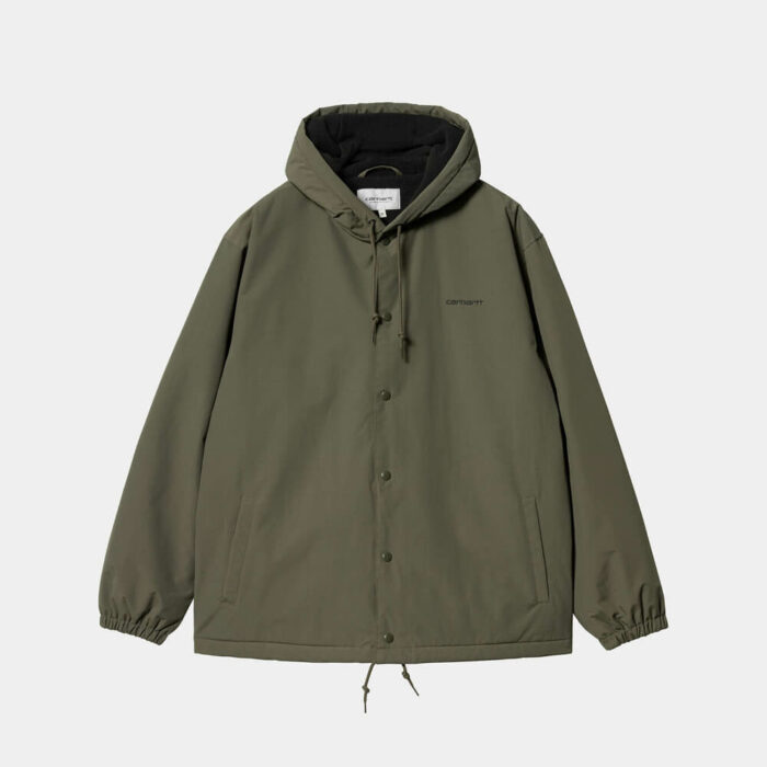 Carhartt Hooded Coach jacket, cypress